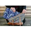 Blad - Palm - Blauw laptophoes neopreen klein 279 -tas