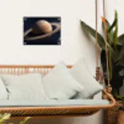 Planeten - Saturnus - Ruimte tuinposter los doek klein -sfeer7