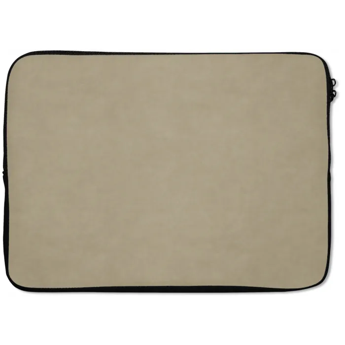 Zandkleur - Korrelige structuur - Beton laptophoes neopreen klein 279 -zkaufland3dotto