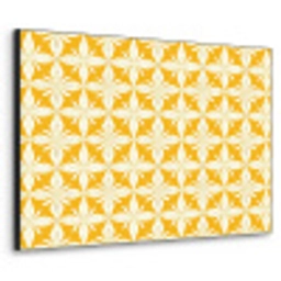 Patroon - Retro - Geel Textielframe zwart klein 947 -3d