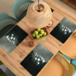 Vogel - Japandi - Groen Placemat vinyl groot -zzsfeer5_Kitchenyeah-website