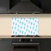 Blauw - Paars - Bliksem keuken achterwand spatscherm klein 900 -sfeer1