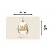 Quote - Winter - Kerst - Beige - Kerstbal Placemat vinyl groot -specs