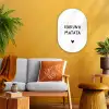Hakuna matata - Quotes - Spreuken Wandcirkel Ovaal Forex klein -sfeer4
