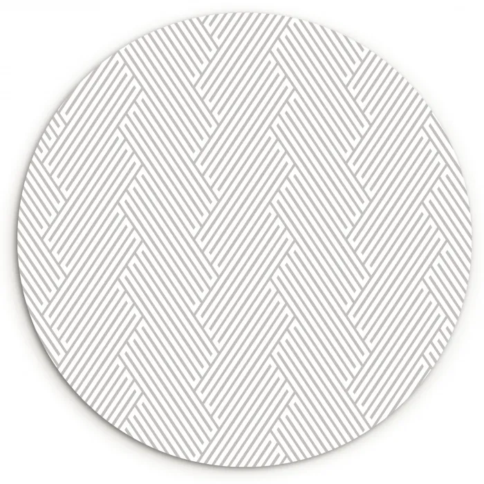 Grafisch - Patroon - Modern Wandcirkel plexiglas klein 852 -3d