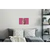 Softijs - Edelstenen - Roze - Hoorntje Muursticker klein -slaapkamer