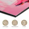 Roze - Bloemen - Cowboy aluminium wit klein -closeup_NL