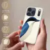 Illustratie - Blauw - Vogel Telefoonhoesje iPhone 17 Pro klein -sfeer3_NL