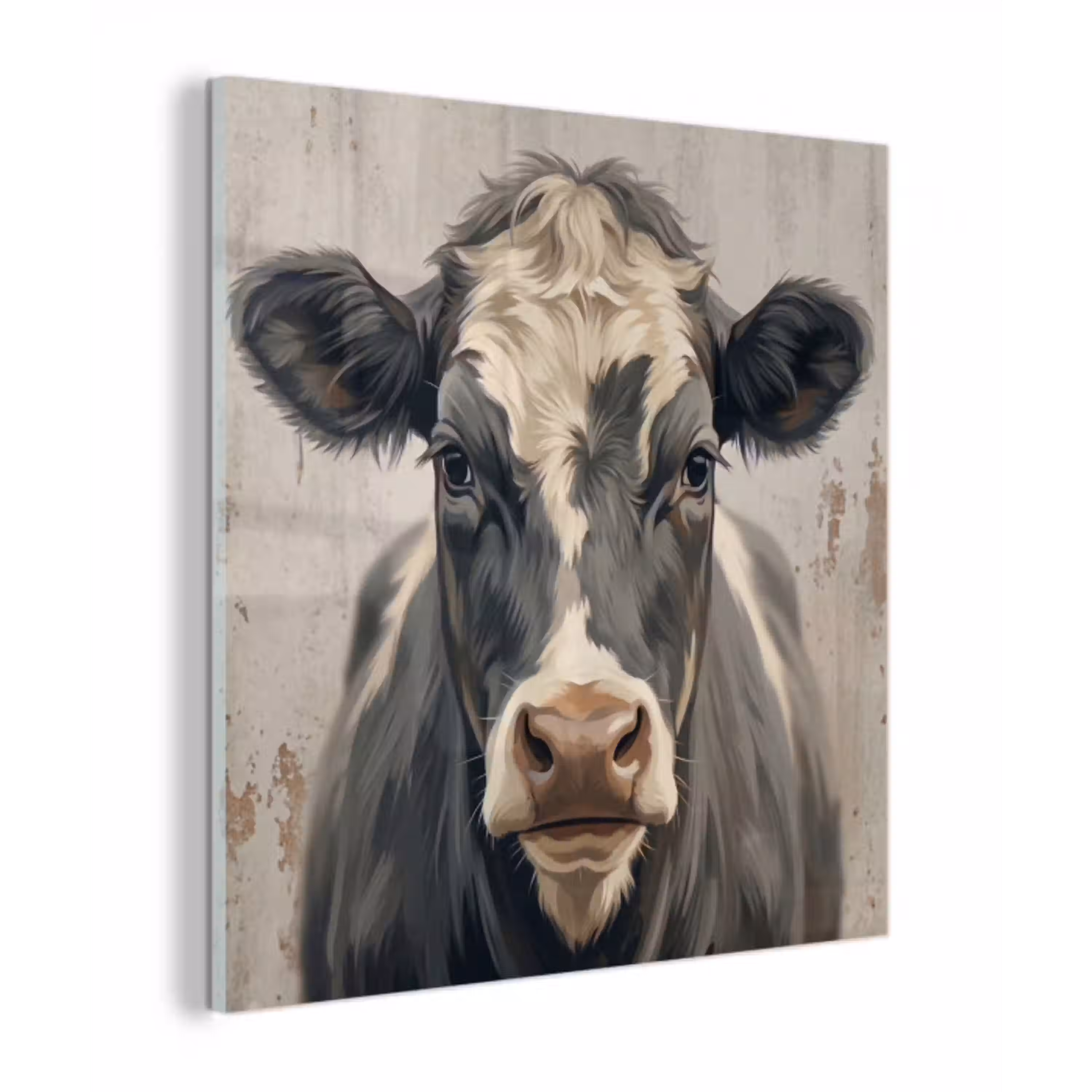 Koe - Portret - Dieren - Modern plexiglas 5mm klein -z3d