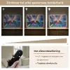 Raceauto - Abstract - Strepen - Blauw Light Box met batterij (Wandlamp kind) middel -USP_dimbaarNL