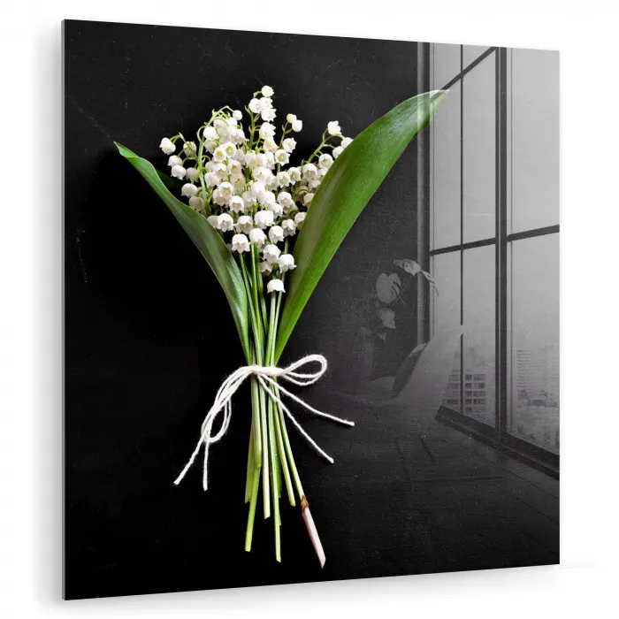 Lelietjes van dalen - Bloemen - Stilleven - Flora plexiglas 5mm klein -zzzproduct_nieuw