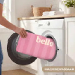Roze - Gestreept - Belle Badmat klein -USP_WasbaarNL