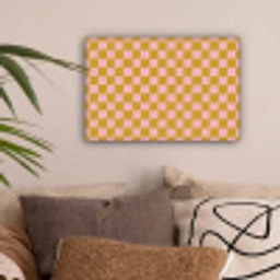 Patroon - Vierkant - Roze canvas 2cm klein 34 -sfeer1