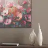 Klaprozen - Roze - Bloemen - Botanisch - Kunst PET vilt klein -sfeer6_closeup