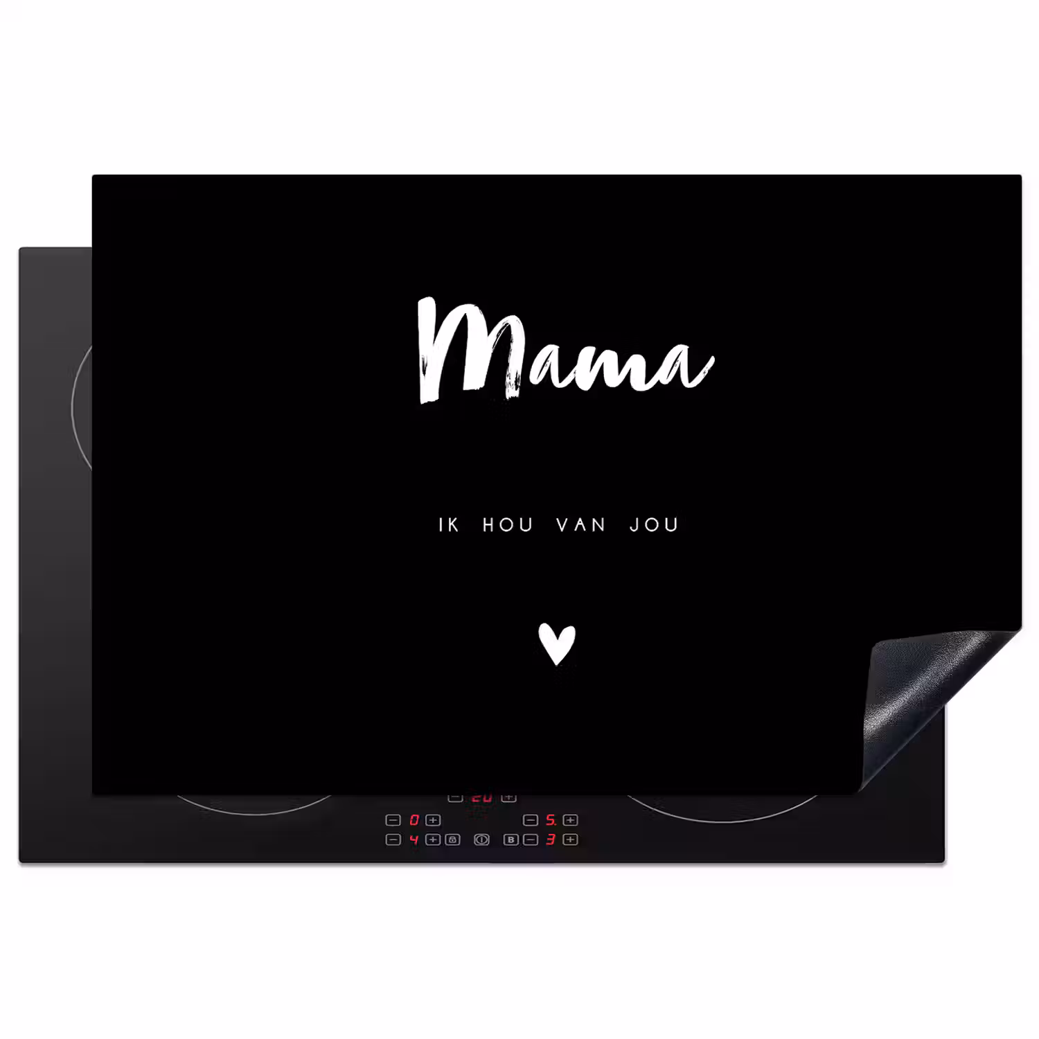 Inductie beschermer - Mama met tekst