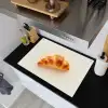 Croissant - Brood - Beige Inductie beschemer met haakjes klein -sfeer1