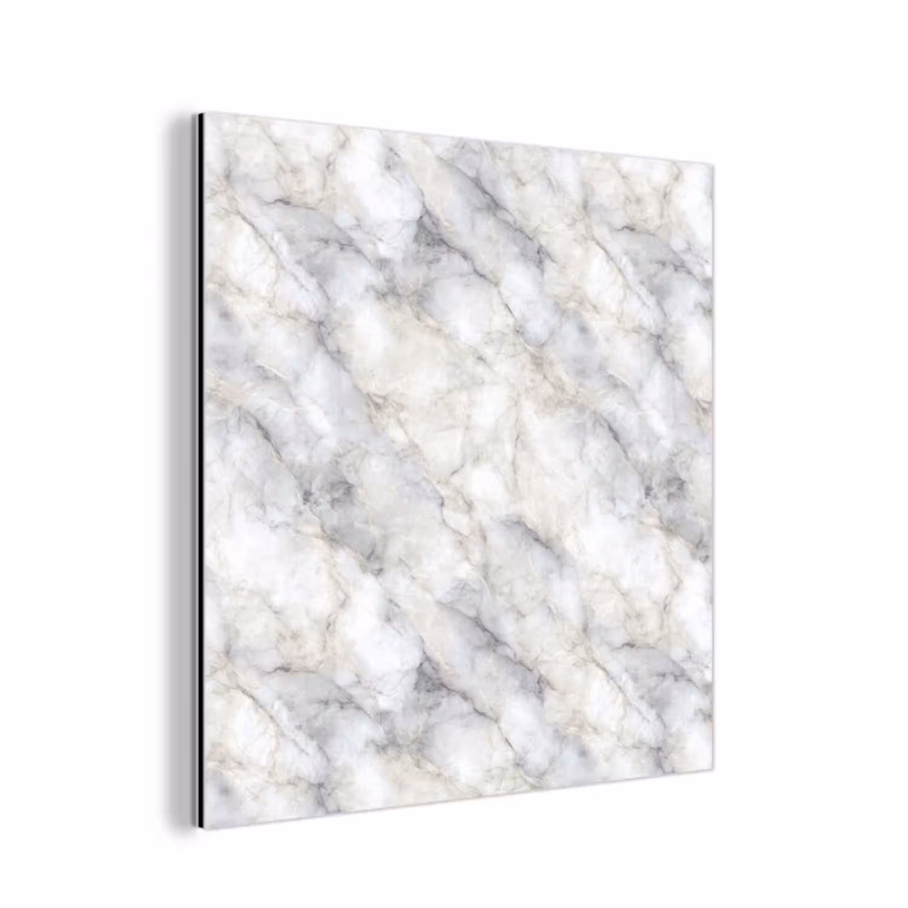 Grijs - Marmer - Gedetailleerd aluminium wit klein 46 -3d