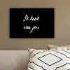 Quotes - Spreuken - Ik kook van jou - Liefde - Partner canvas 2cm klein -sfeer3