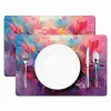 Bloemen - Verf - Abstract - Kleurrijk Placemat vinyl groot -zzsfeer2_Kitchenyeah-website