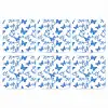 Vlinder - Bloemen - Blauw onderzetter kurk middel 366 -3d