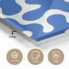 Vormen - Abstract - Blauw - Golven plexiglas 5mm klein -sfeer2