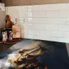 De storm op het meer van Galilea - Rembrandt van Rijn Inductie beschermer vinyl 3mm middel -sfeer3