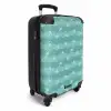 Blauw krab patroon NBS - Handbagage koffer - Kinderen Unisex middel -productfoto_3d