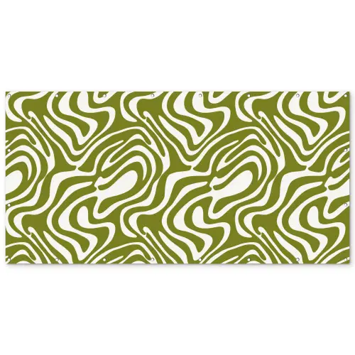 Lijnpatroon - Groen - Organisch Balkonbeschermer Duitsland klein 596 -zz_3d