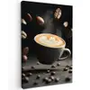 Cappuccino - Kop - Bonen - Bruin canvas 2cm klein -z3d