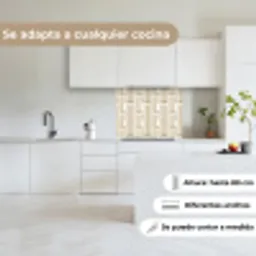 Modern - Geometrisch - Beige keuken achterwand 2 middel 865 -sfeer4_ES