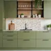 Terrazzo -  Patroon - Staal keuken achterwand 2 middel 871 -sfeer3