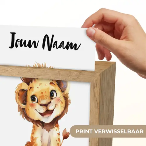 Leeuw - Baby dier Light Box met kabel (Kinderlampje) klein -USP_websiteprintNL