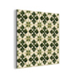 Patroon - Tegel - Groen aluminium wit klein 46 -3d