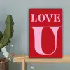 Rood - Love - Valentijn - Roze canvas 2cm klein -sfeer4