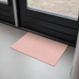Zalmroze - Strepen - Patroon Deurmat klein 898 -sfeer2