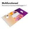 Abstract - Portret - Vrouw - Kleurrijk Muismat XXL klein -sfeer4