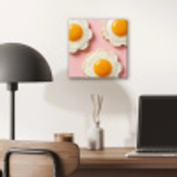 Eieren - Bloem - Roze aluminium wit klein -sfeer5