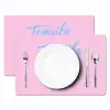 Tequila texted you - Roze - Blauw Placemat vinyl groot -zzsfeer2_Kitchenyeah-website