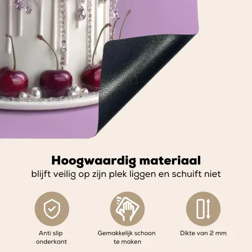 Taart - Kersen - Juwelen - Rood Inductie beschemer met haakjes middel -ky-onderkant-nl