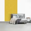 Wit - Geel - Patroon - Geometrisch fotobehang vinyl groot 66 -slaapkamer