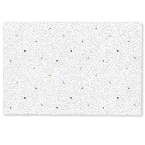 Patroon - Stippen - Sterren - Wit Deurmat klein 898 -zkaufland3d