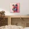 Planken - Boeken - Bladeren aluminium wit klein -sfeer3