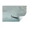 Bloesems - Minimalistisch - Wateroppervlak - Boot Muursticker klein -3d