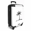 Palmbomen - Palmboom op witte achtergrond NBS - Handbagage koffer - Kinderen Unisex middel -productfoto_3d