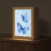 Vlinders - Sierlijk - Blauw Light Box met kabel (Tafellamp) klein -z3d_website