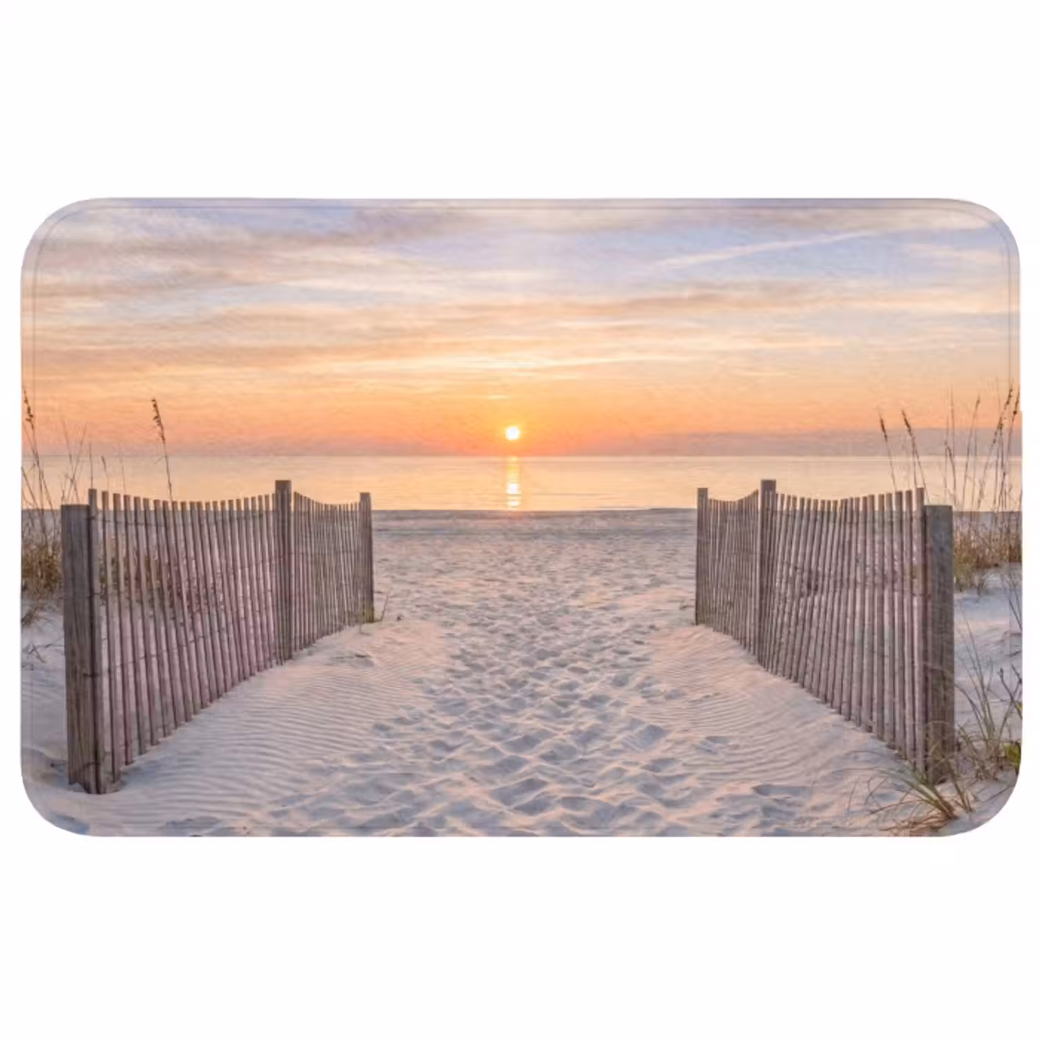 Badmat - Zonsondergang - Strand - Zand