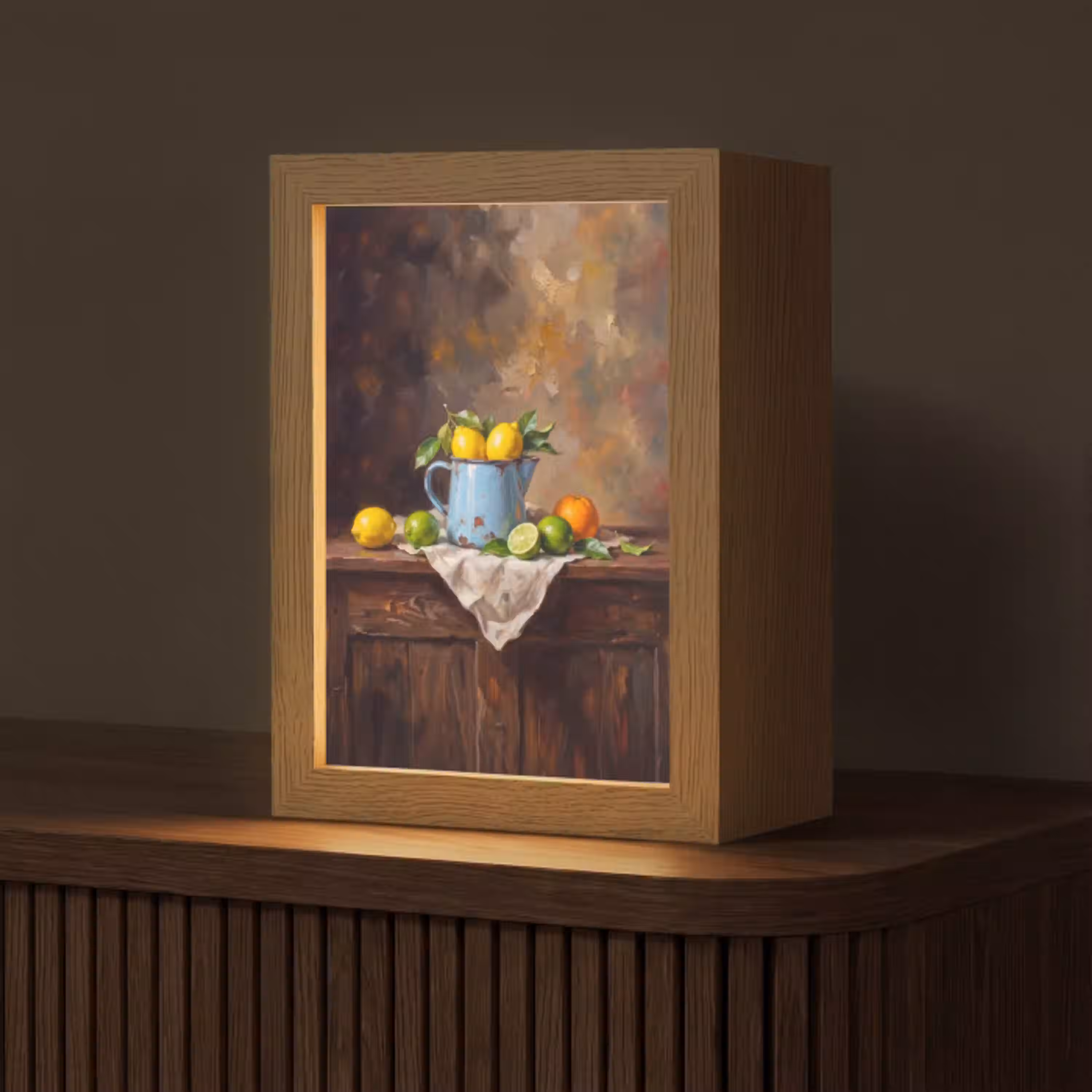 Eten - Stilleven - Klassiek Light Box met kabel (Tafellamp) klein -z3d_website