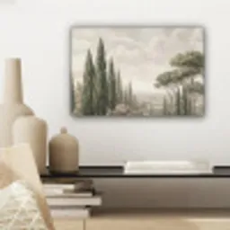 Vallei - Bos - Natuur - Groen canvas 2cm klein -sfeer6