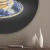 Pannenkoeken - Blauwe Bessen - Bord Akoestische PET Vilt - Rond klein -sfeer5_closeup