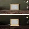 Beton - Patroon - Grijs Light Box met kabel (Tafellamp) klein -sfeer3